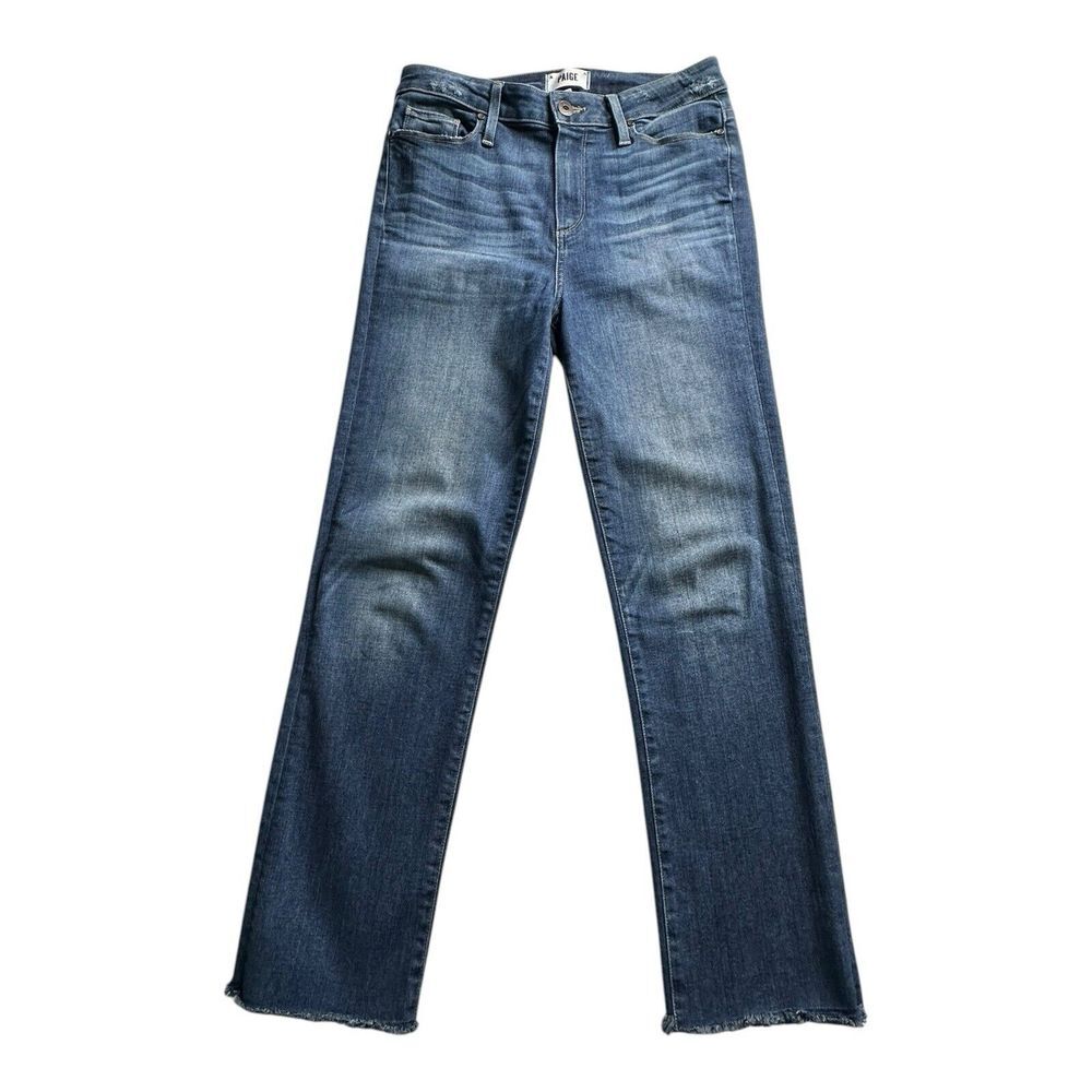 Paige Womens Verdugo Crop Jeans Mid Rise Skinny Med Blue‎ Primavera Wash Sz 29